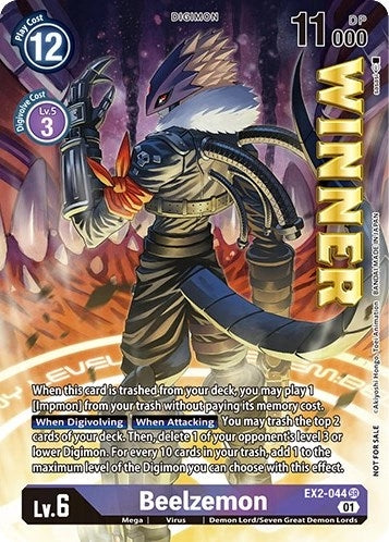 Beelzemon (April 2023 Beelzemon Special) (2044) [ST-14_PR] - Digimon Card Game Single