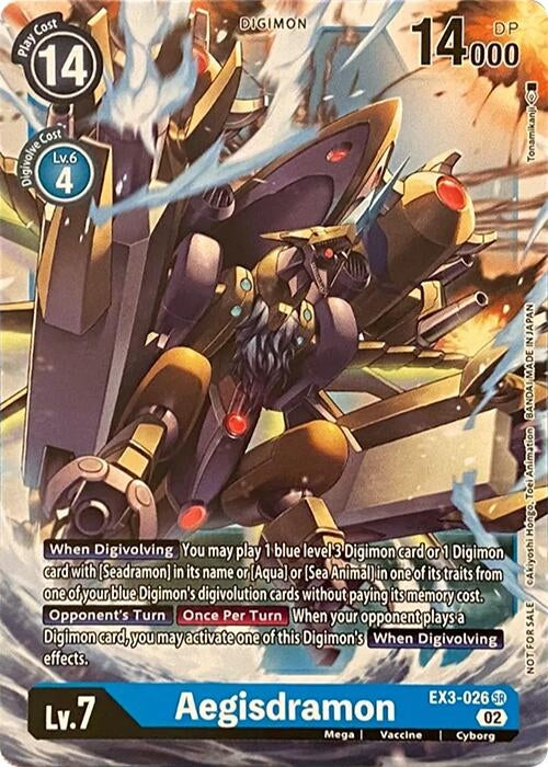 Aegisdramon (3026) [RPC] - Digimon Card Game Single