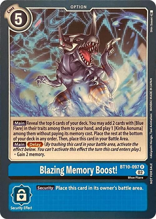 Blazing Memory Boost! (10097) [RPC] - Digimon Card Game Single