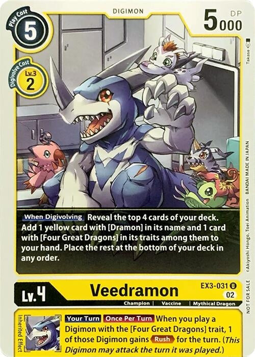Veedramon (3031) [RPC] - Digimon Card Game Single