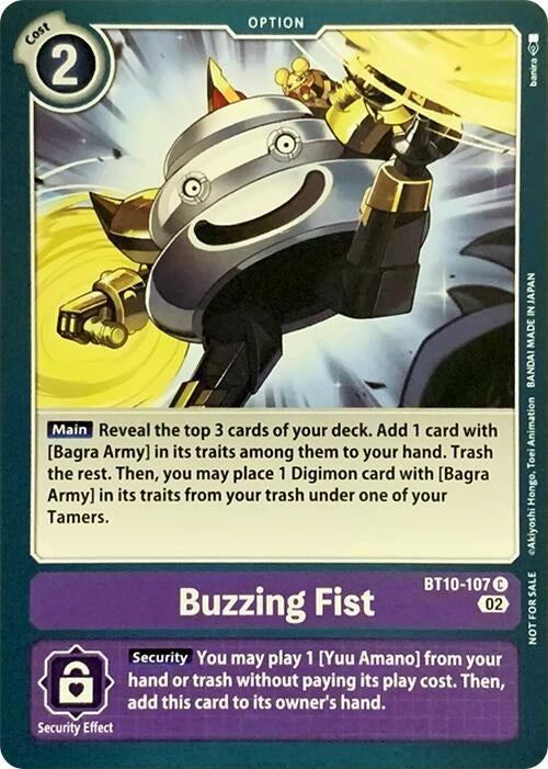 Buzzing Fist (10107) [RPC] - Digimon Card Game Single