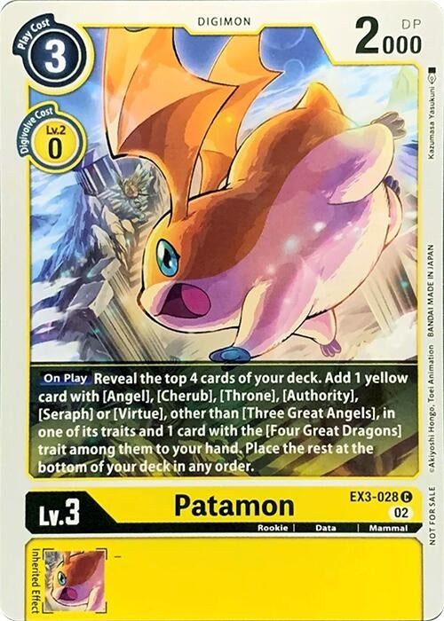 Patamon (3028) [RPC] - Digimon Card Game Single