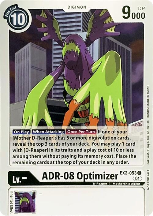 ADR-08 Optimizer (2053) [RPC] - Digimon Card Game Single