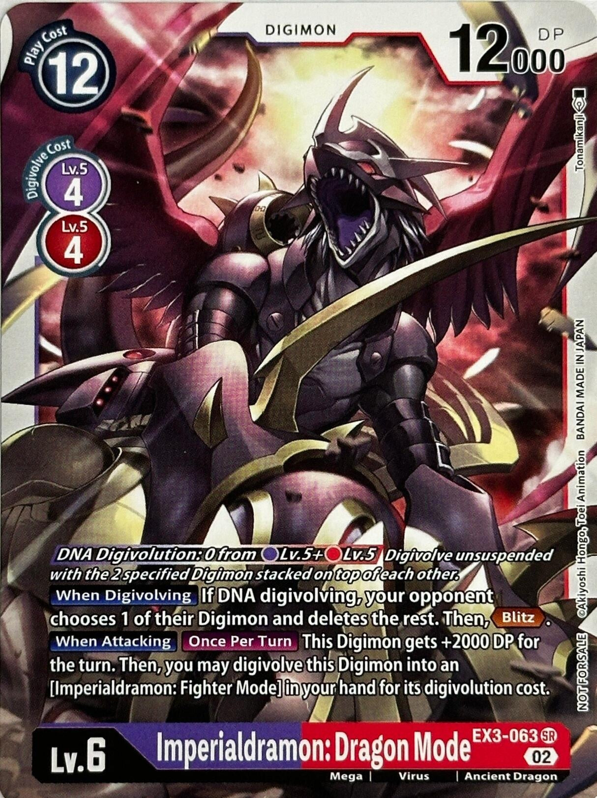 Imperialdramon: Dragon Mode (3063) [RPC] - Digimon Card Game Single