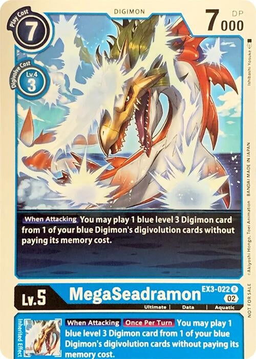 MegaSeadramon (3022) [RPC] - Digimon Card Game Single