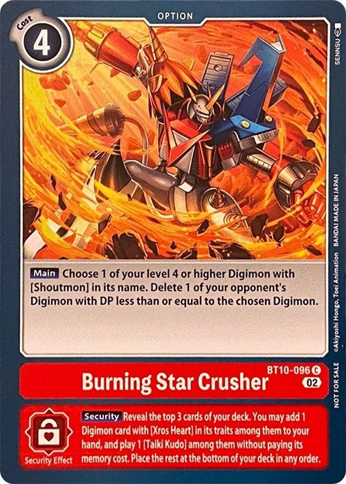 Burning Star Crusher (10096) [RPC] - Digimon Card Game Single