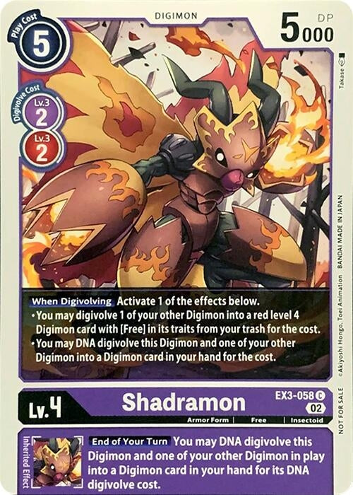 Shadramon (3058) [RPC] - Digimon Card Game Single