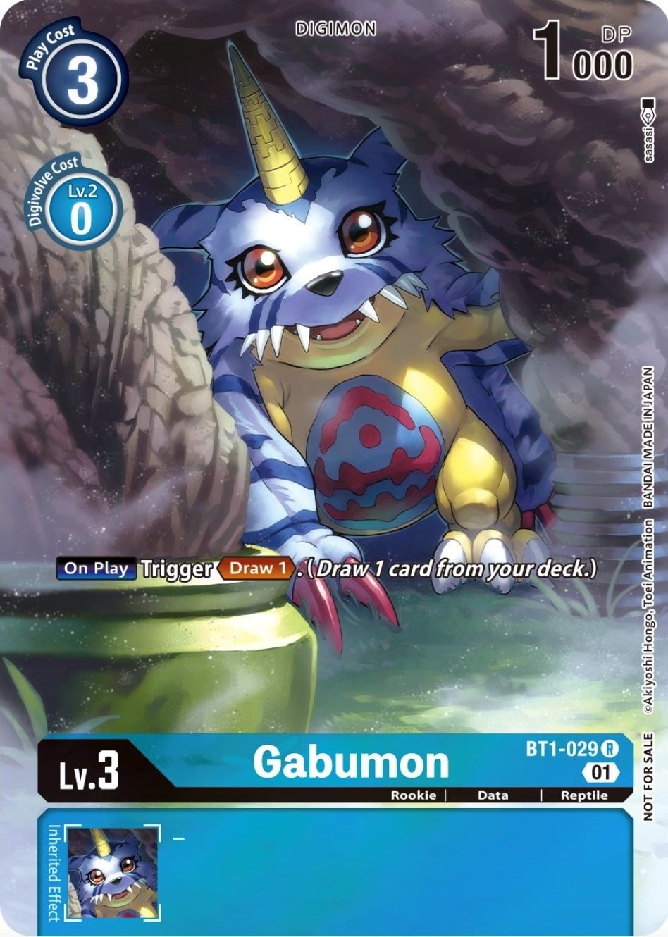 Gabumon - BT1-029 (Official Tournament Pack Vol.9) (1029) [BT01-03] - Digimon Card Game Single