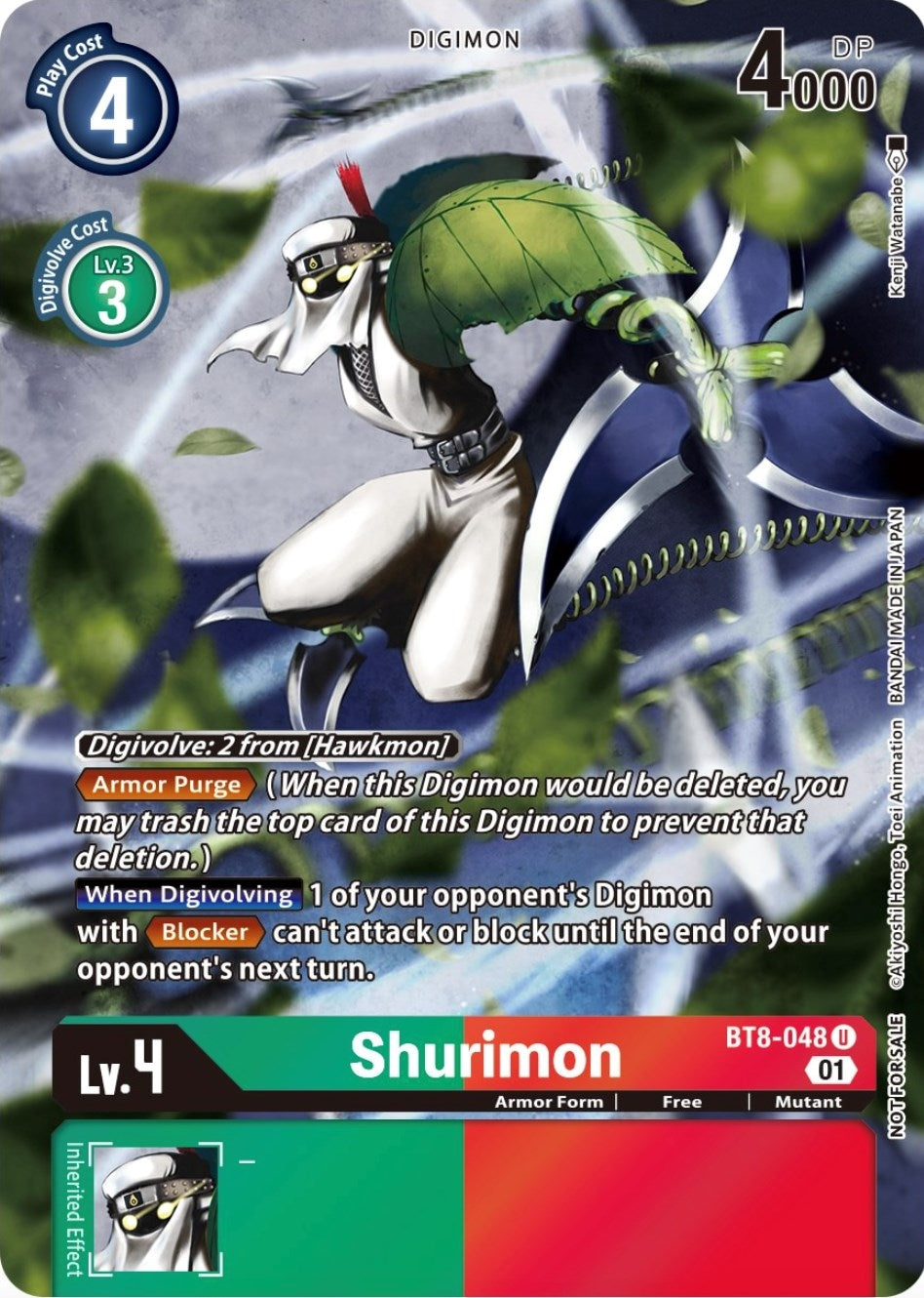 Shurimon (Official Tournament Pack Vol.9) (8048) [BT08] - Digimon Card Game Single
