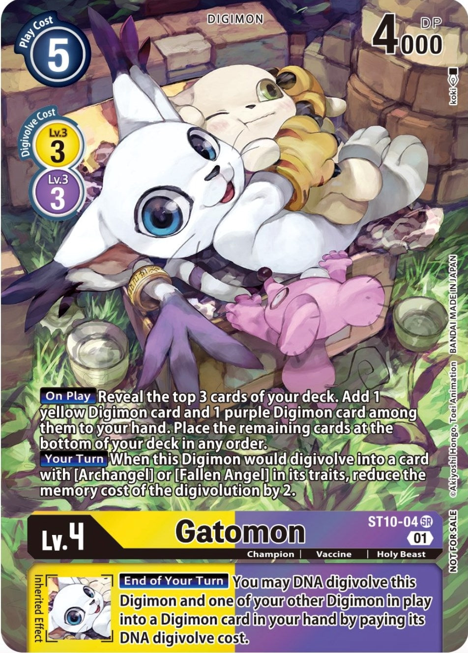 Gatomon (Official Tournament Pack Vol.9) (1004) [ST-10] - Digimon Card Game Single