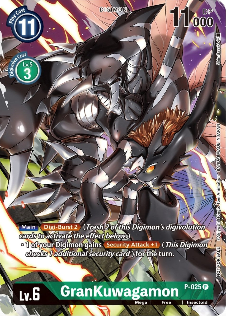 GranKuwagamon - P-025 (Winner Pack Across Time) (25) [D-PR] - Digimon Card Game Single