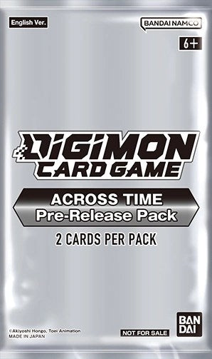 Across Time Pre-Release Pack [BT12_PR] - Digimon Card Game Sealed