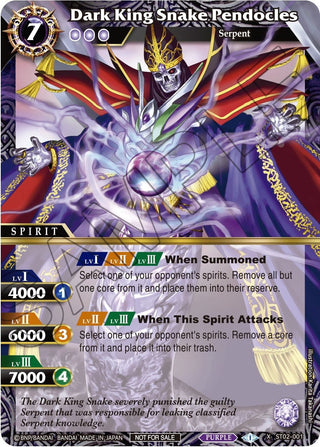 Dark King Snake Pendocles (2001) [BSSP] - Battle Spirits Saga Single