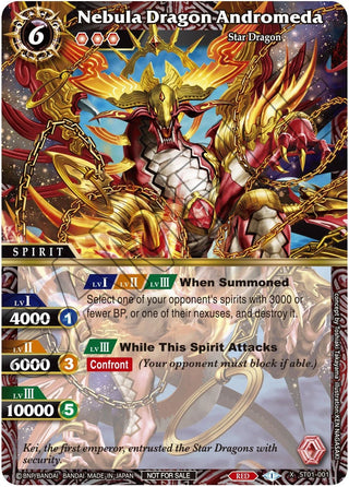 Nebula Dragon Andromeda (1001) [BSSP] - Battle Spirits Saga Single