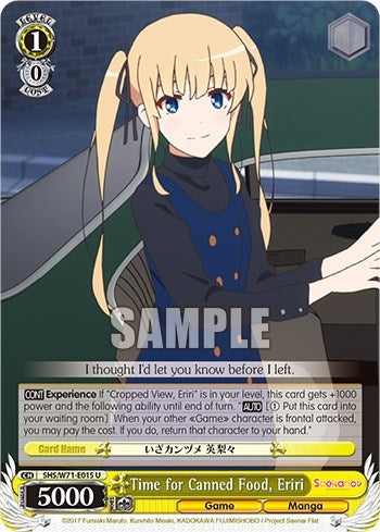 Time for Canned Food Eriri (71015) [SHS/W71] - Weiss Schwarz Single