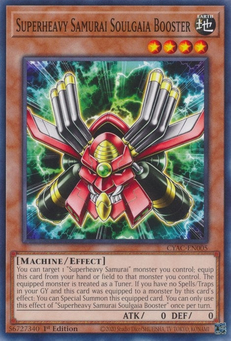 Superheavy Samurai Soulgaia Booster (5) (CYAC) - YuGiOh Single