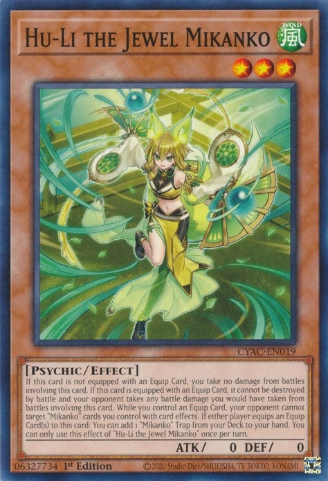 Hu-Li the Jewel Mikanko (19) (CYAC) - YuGiOh Single