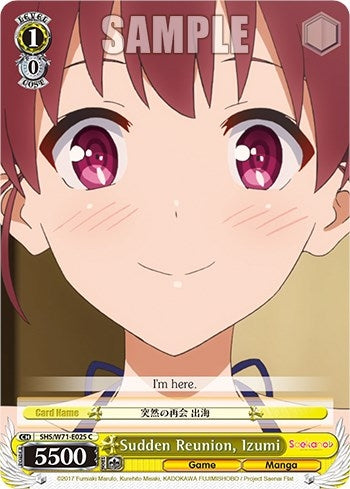 Sudden Reunion Izumi (71025) [SHS/W71] - Weiss Schwarz Single