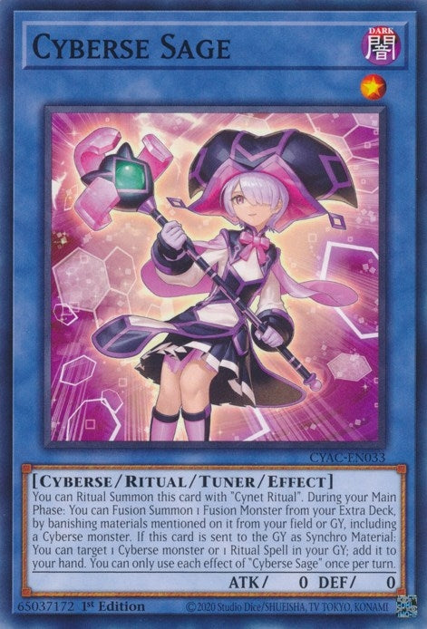 Cyberse Sage (33) (CYAC) - YuGiOh Single