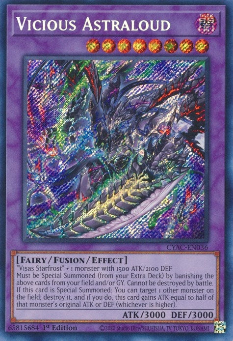 Vicious Astraloud (36) (CYAC) - YuGiOh Single