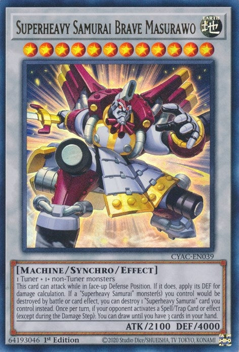 Superheavy Samurai Brave Masurawo (39) (CYAC) - YuGiOh Single