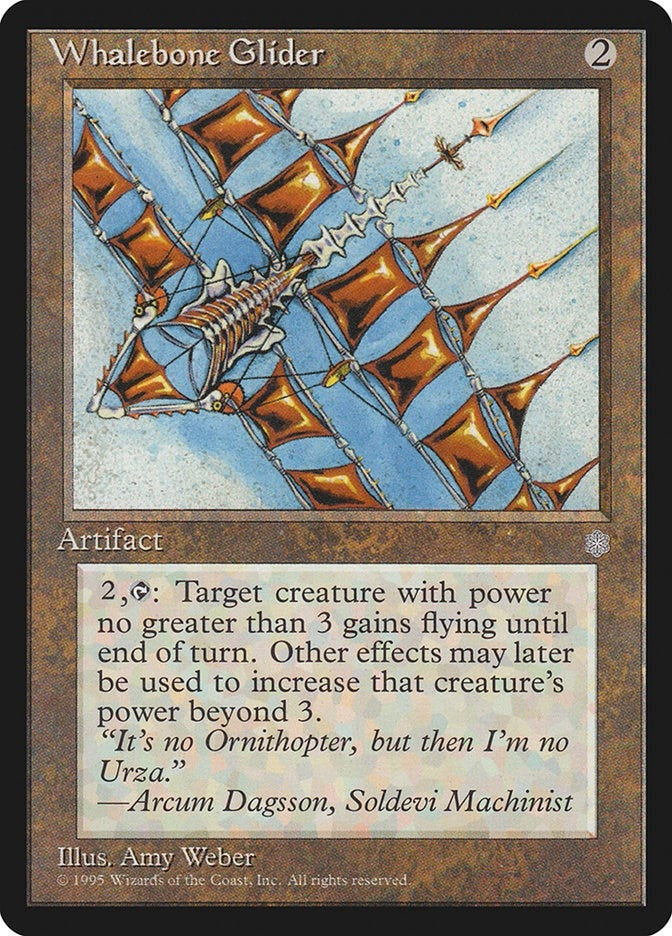 Whalebone Glider [ICE] - MTG Single