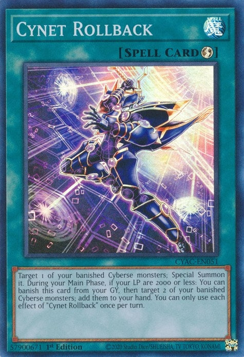 Cynet Rollback (51) (CYAC) - YuGiOh Single