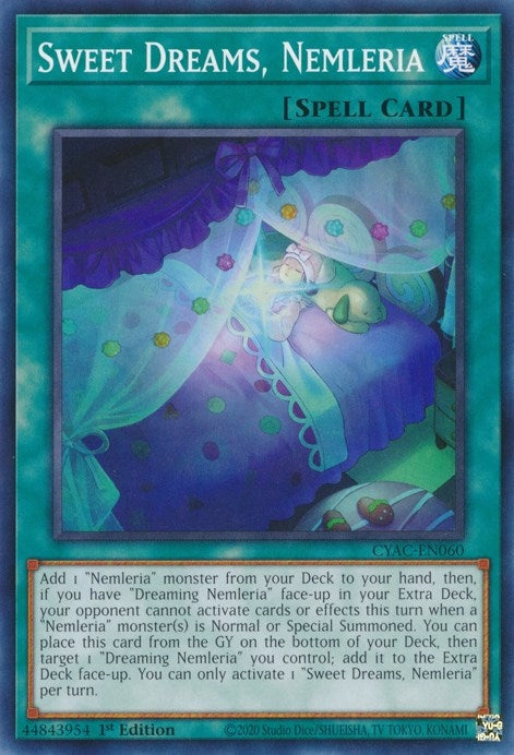 Sweet Dreams Nemleria (60) (CYAC) - YuGiOh Single