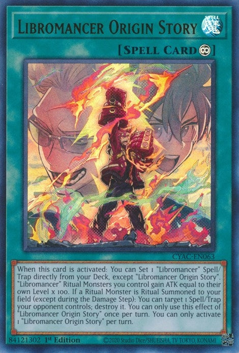 Libromancer Origin Story (63) (CYAC) - YuGiOh Single