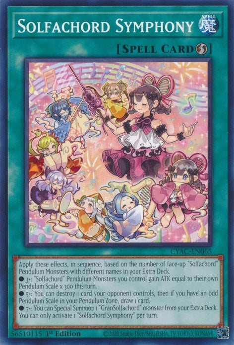 Solfachord Symphony (65) (CYAC) - YuGiOh Single