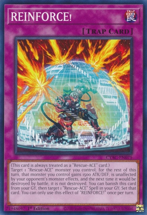 REINFORCE! (75) (CYAC) - YuGiOh Single