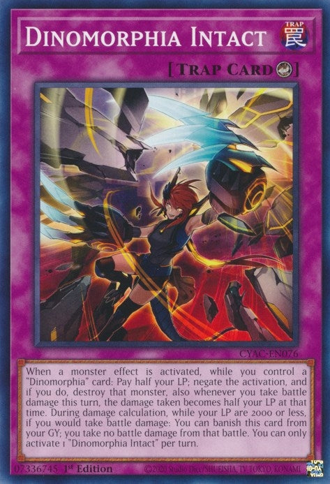 Dinomorphia Intact (76) (CYAC) - YuGiOh Single