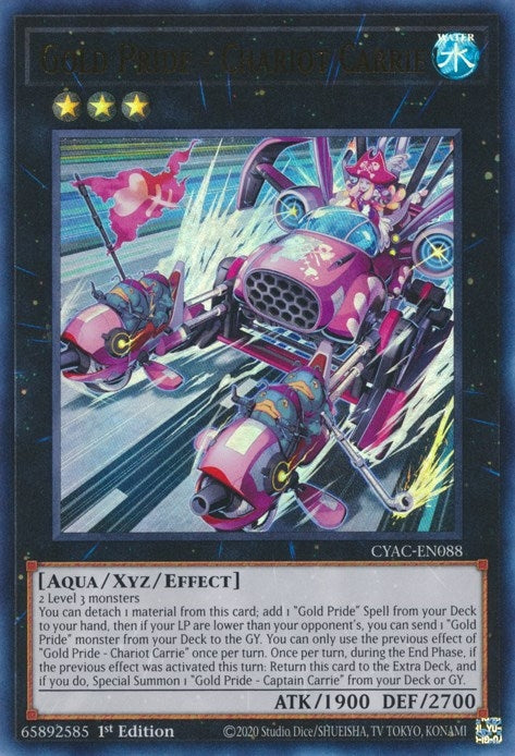 Gold Pride - Chariot Carrie (88) (CYAC) - YuGiOh Single