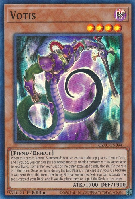 Votis (94) (CYAC) - YuGiOh Single