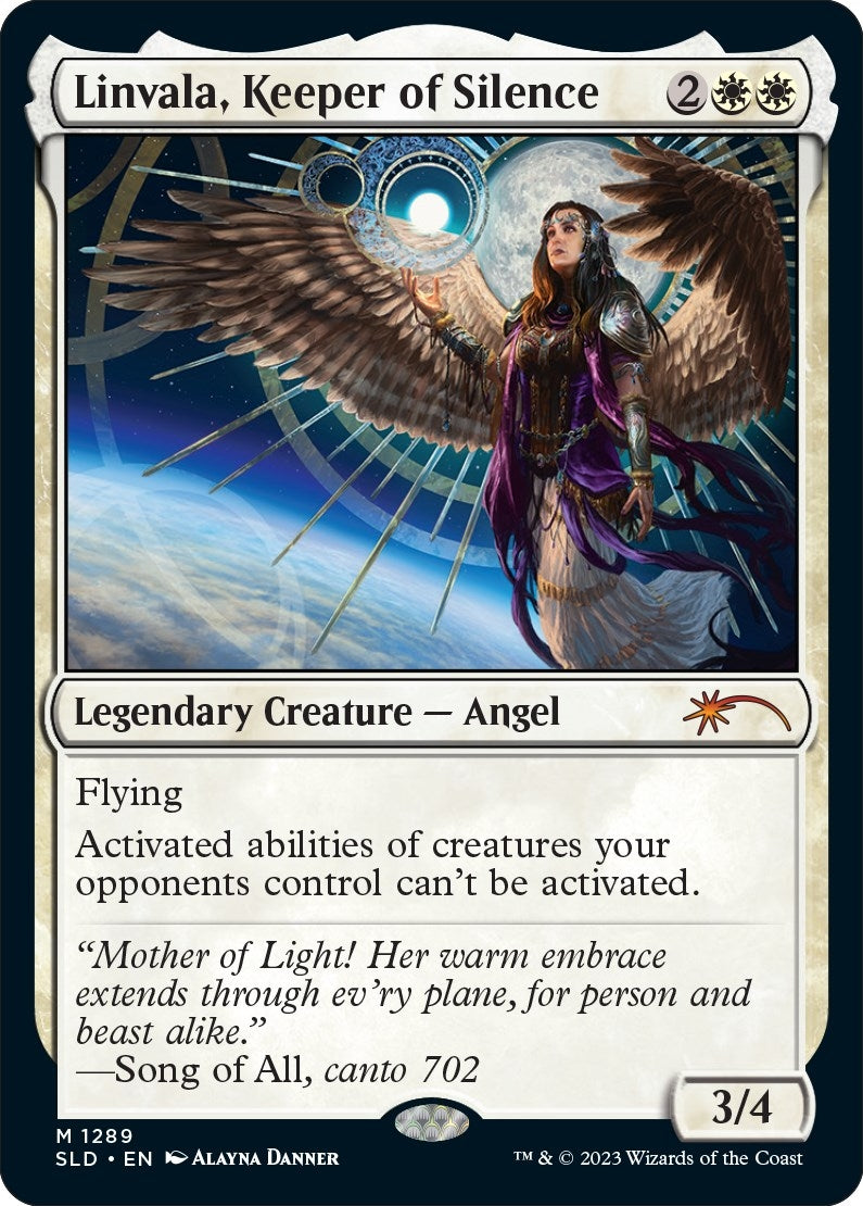Linvala Keeper of Silence (1289) [SLD] - MTG Single