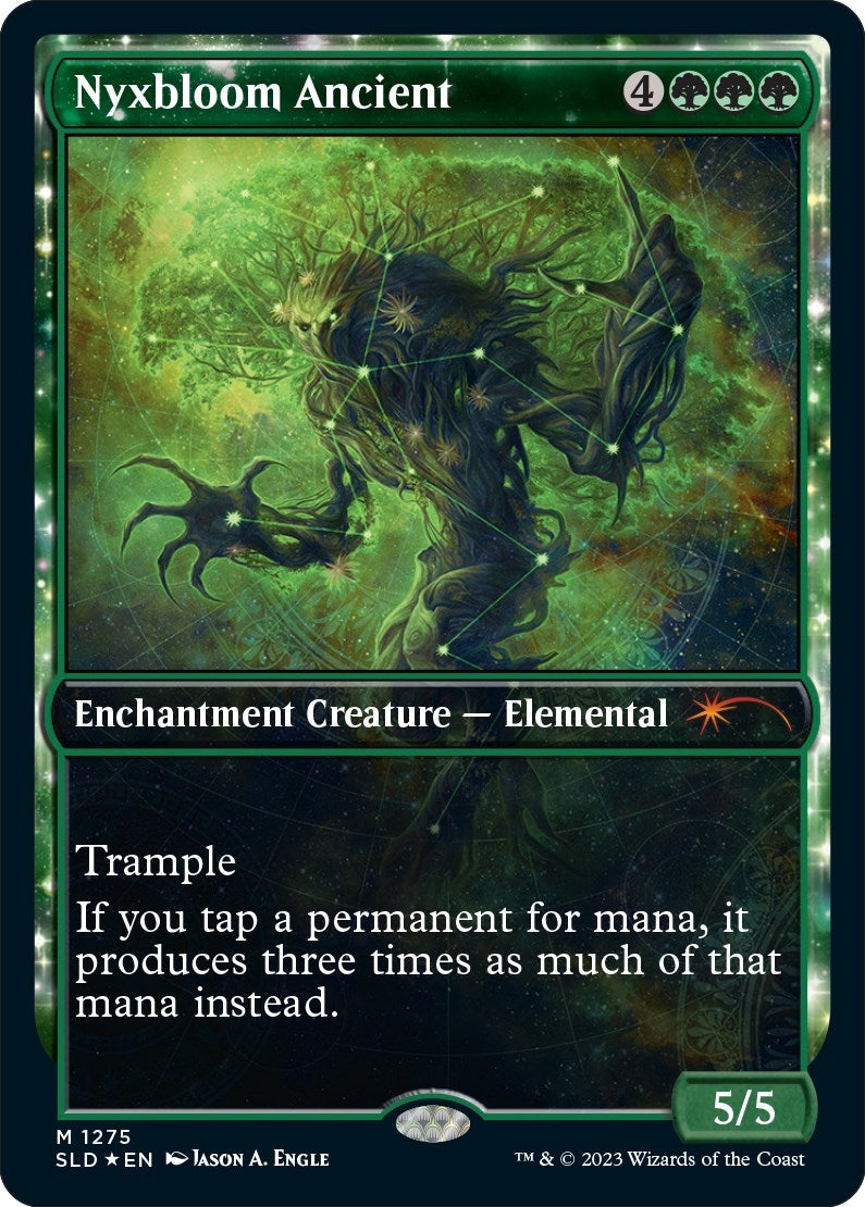 Nyxbloom Ancient (Halo Foil) (1275) [SLD] - MTG Single
