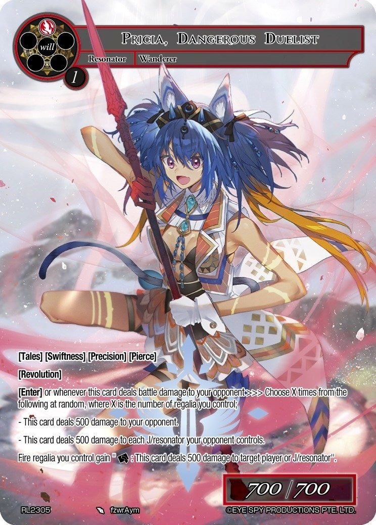 Pricia Dangerous Duelist (2305) [PRO] - Force of Will Single