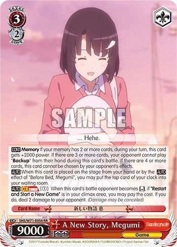 A New Story Megumi (71056) [SHS/W71] - Weiss Schwarz Single