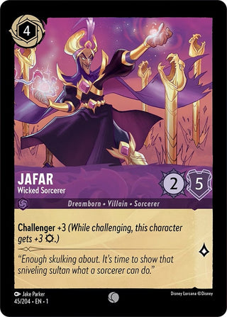 Jafar - Wicked Sorcerer (45) (1) - Disney Lorcana Single