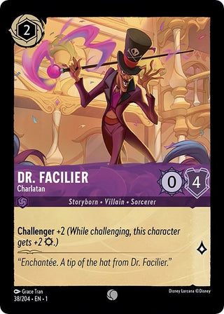 Dr. Facilier - Charlatan (38) (1) - Disney Lorcana Single