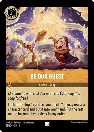 Be Our Guest (25) (1) - Disney Lorcana Single