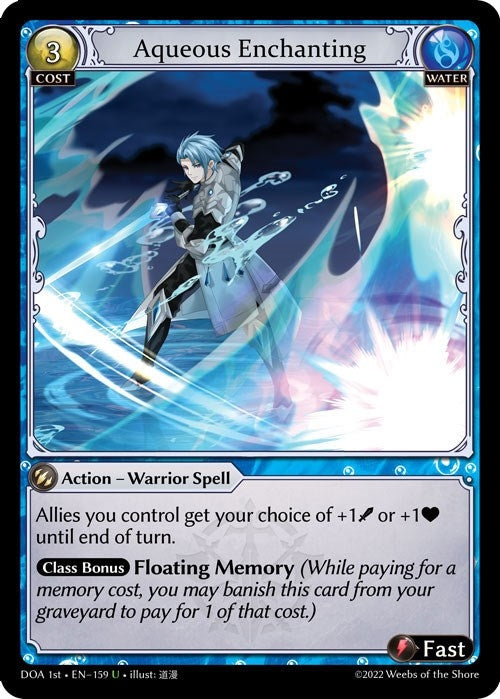 Image for Aqueous Enchanting (159) (Dawn of Ashes 1st Edition) - Grand Archive TCG