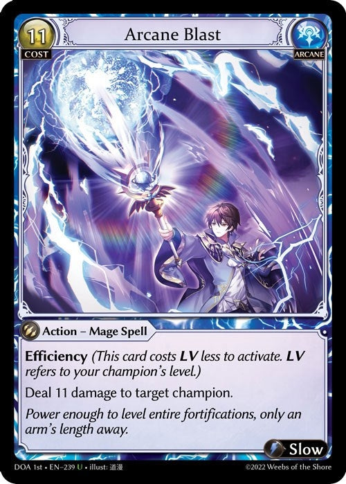 Image for Arcane Blast (239) (Dawn of Ashes 1st Edition) - Grand Archive TCG