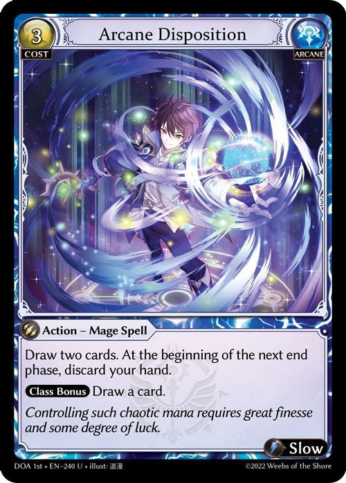 Image for Arcane Disposition (240) (Dawn of Ashes 1st Edition) - Grand Archive TCG