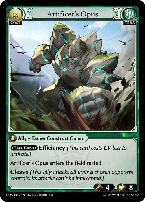 Image for Artificer's Opus (267) (Dawn of Ashes 1st Edition) - Grand Archive TCG