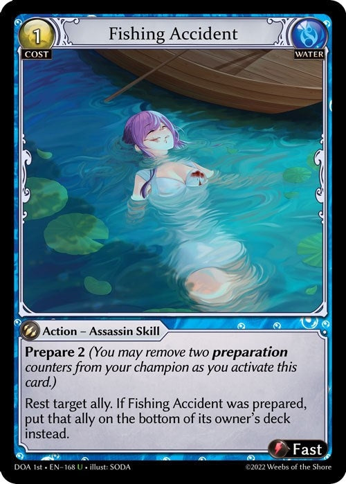 Image for Fishing Accident (168) (Dawn of Ashes 1st Edition) - Grand Archive TCG