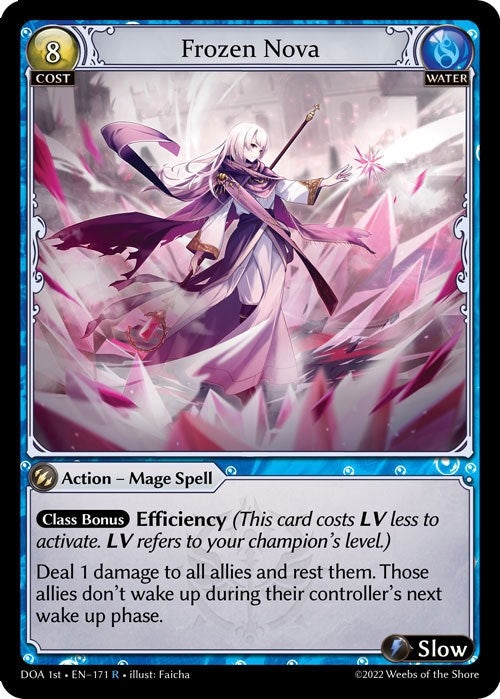 Image for Frozen Nova (171) (Dawn of Ashes 1st Edition) - Grand Archive TCG