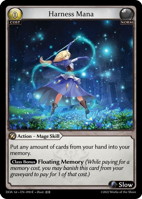 Image for Harness Mana (090) (Dawn of Ashes 1st Edition) - Grand Archive TCG
