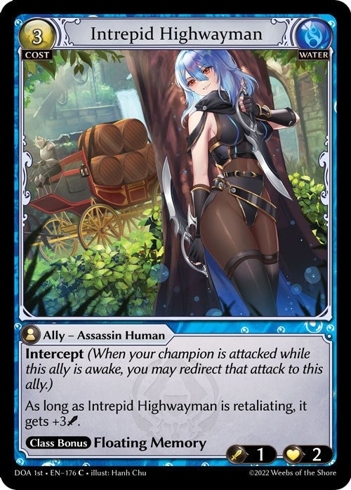 Image for Intrepid Highwayman (176) (Dawn of Ashes 1st Edition) - Grand Archive TCG