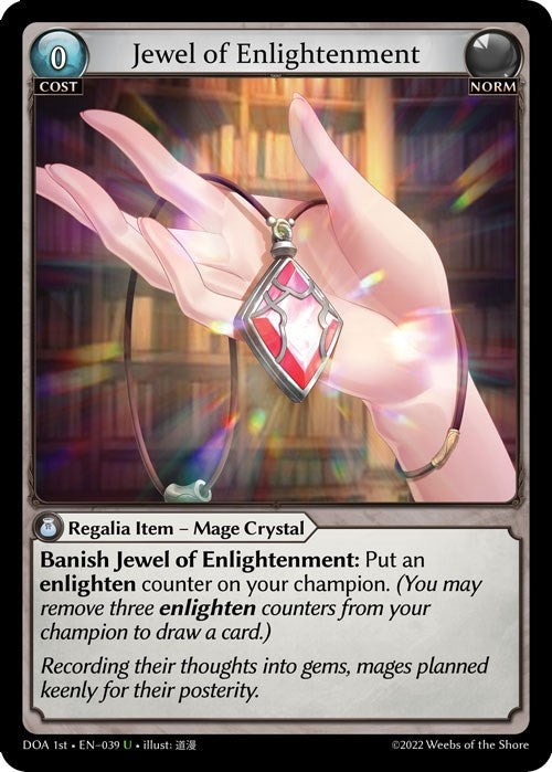 Image for Jewel of Enlightenment (039) (Dawn of Ashes 1st Edition) - Grand Archive TCG